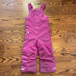 Patagonia Kids Magenta Snow Bibs